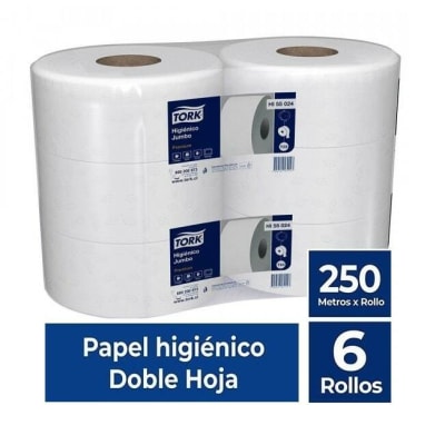 HIGIENICO PREMIUN TORK 6X250MTS DH