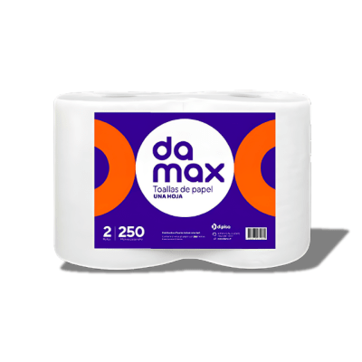 TOALLA DAMAX 2X250MTS HS