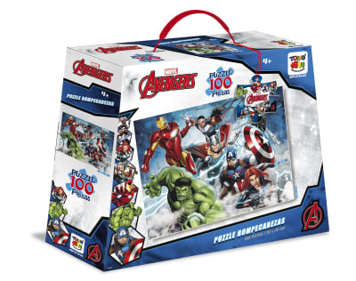 PUZZLE 100 PIEZAS MALETA AVENGERS PUZZLE 100 PIEZAS MALETA AVENGERS