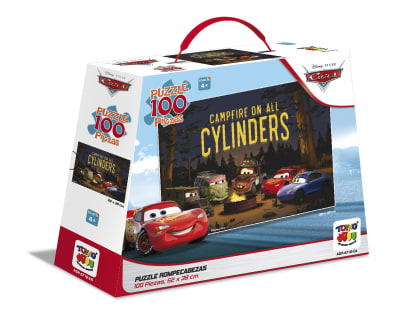 PUZZLE 100 PIEZAS MALETA CARS PUZZLE 100 PIEZAS MALETA CARS