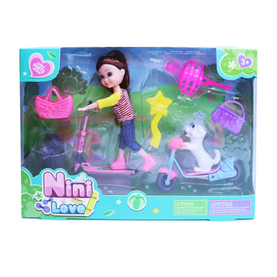 MUÑECA NINI LOVE 15 CMS C/ACCESORIOS 1 MUÑECA NINI LOVE 15 CMS C/ACCESORIOS 1