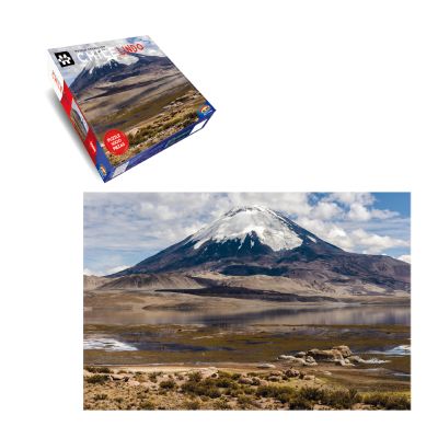PUZZLES 1.000 PIEZAS ° CHILE LINDO ° VOLCÁN PARINACOTA y LAGO CHUNCARÁ PUZZLES 1.000 PIEZAS ° CHILE LINDO ° VOLCÁN PARINACOTA y LAGO CHUNCARÁ