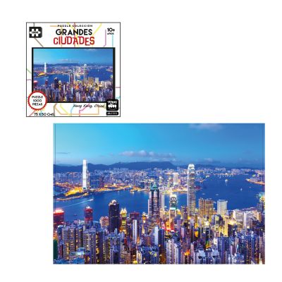 PUZZLE 1000 PCS GRANDES CUIDADES HONG KONG - CHINA PUZZLE 1000 PCS GRANDES CUIDADES HONG KONG - CHINA