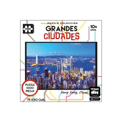 PUZZLE 1000 PCS GRANDES CUIDADES HONG KONG - CHINA PUZZLE 1000 PCS GRANDES CUIDADES HONG KONG - CHINA