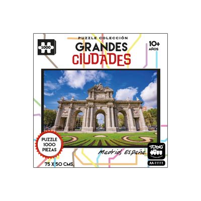 PUZZLE 1000 PCS GRANDES CIUDADES MADRID PUZZLE 1000 PCS GRANDES CIUDADES MADRID