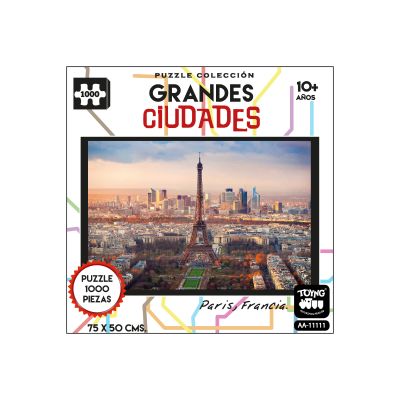 PUZZLE 1000 PCS GRANDES CIUDADES PARIS PUZZLE 1000 PCS GRANDES CIUDADES PARIS