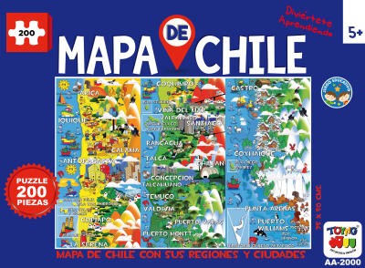 Puzzle Mapa de Chile Puzzle Mapa de Chile