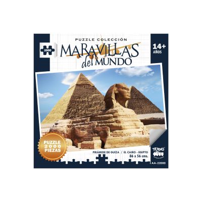 PUZZLE 2000 PIEZAS PIRÁMIDE DE GUIZA EGIPTO PUZZLE 2000 PIEZAS PIRÁMIDE DE GUIZA EGIPTO