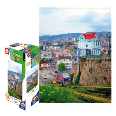 PUZZLES 300 PIEZAS ° NUESTRO CHILE ° FUNICULAR VALPARAISO PUZZLES 300 PIEZAS ° NUESTRO CHILE ° FUNICULAR VALPARAISO