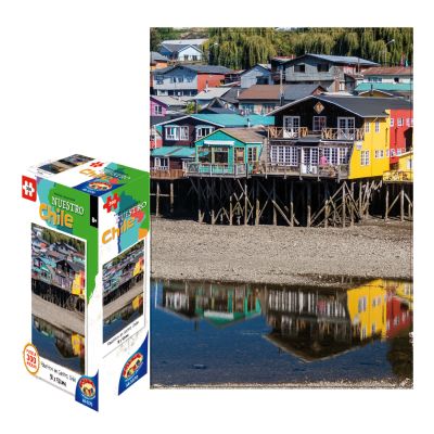 PUZZLES 300 PIEZAS ° NUESTRO CHILE ° PALAFITOS EN CASTRO PUZZLES 300 PIEZAS ° NUESTRO CHILE ° PALAFITOS EN CASTRO