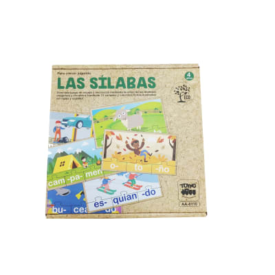 Las Silabas Juego Educativo Ecofriendly Las Silabas Juego Educativo Ecofriendly