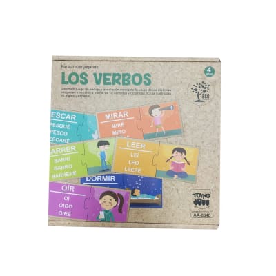 Los Verbos Juego Educativo Ecofriendly Los Verbos Juego Educativo Ecofriendly