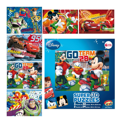 PUZZLE 3D 6 EN 1 NIÑOS PUZZLE 3D 6 EN 1 NIÑOS