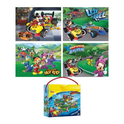 PUZZLE 4 EN 1 ( 24-48-60-100 PIEZAS ) MICKEY PUZZLE 4 EN 1 ( 24-48-60-100 PIEZAS ) MICKEY