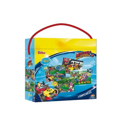 PUZZLE 4 EN 1 ( 24-48-60-100 PIEZAS ) MICKEY PUZZLE 4 EN 1 ( 24-48-60-100 PIEZAS ) MICKEY