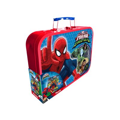 PUZZLE 500 PIEZAS, CAJA MALETA METALICA SPIDERMAN PUZZLE 500 PIEZAS, CAJA MALETA METALICA SPIDERMAN