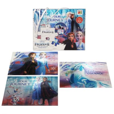 3 PUZZLE 3D LENTICULAR 48 PIEZAS FROZEN 3 PUZZLE 3D LENTICULAR 48 PIEZAS FROZEN