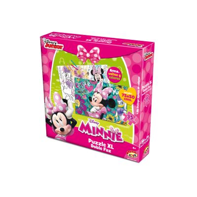 PUZZLE DOBLE FAZ DE 35 PIEZAS MINNIE PUZZLE DOBLE FAZ DE 35 PIEZAS MINNIE