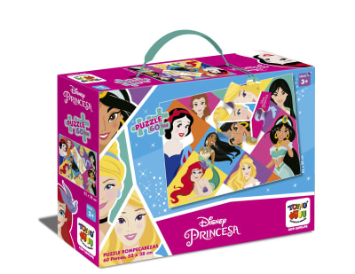 PUZZLE 60 PIEZAS MOD. MALETA PRINCESAS PUZZLE 60 PIEZAS MOD. MALETA PRINCESAS