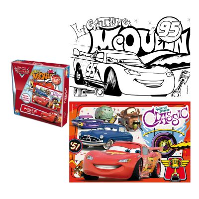 PUZZLE DOBLE FAZ DE 35 PIEZAS CARS PUZZLE DOBLE FAZ DE 35 PIEZAS CARS