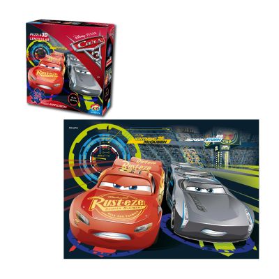 PUZZLE 3D LENTICULAR 48 PIEZAS CARS 3 PUZZLE 3D LENTICULAR 48 PIEZAS CARS 3