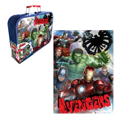 PUZZLE 500 PIEZAS, CAJA MALETA METALICA AVENGERS PUZZLE 500 PIEZAS, CAJA MALETA METALICA AVENGERS