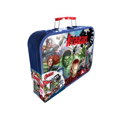 PUZZLE 500 PIEZAS, CAJA MALETA METALICA AVENGERS PUZZLE 500 PIEZAS, CAJA MALETA METALICA AVENGERS