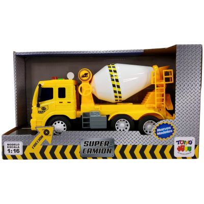 CAMION ESC. 1:16 FRICC. C/LUZ Y SONIDO MIXER CAMION ESC. 1:16 FRICC. C/LUZ Y SONIDO MIXER