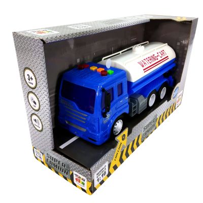 CAMION ESC. 1:16 FRICC. C/LUZ Y SONIDO TANQUE AGUA CAMION ESC. 1:16 FRICC. C/LUZ Y SONIDO TANQUE AGUA