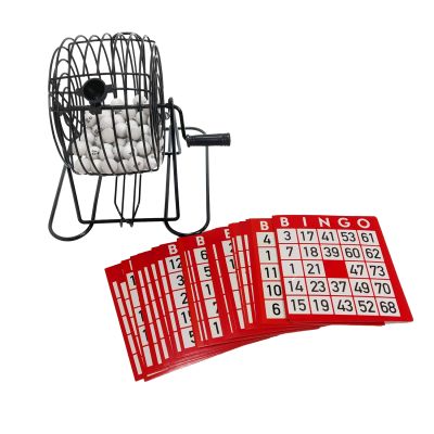 BINGO METALICO 30 CARTONES BINGO METALICO 30 CARTONES