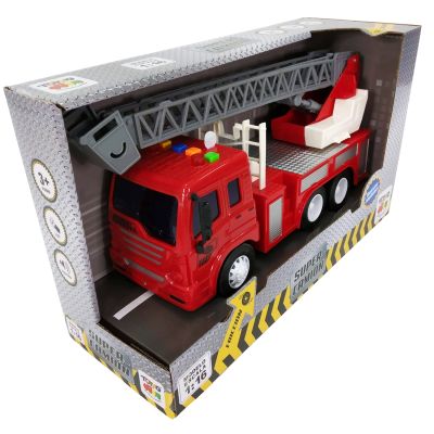 CAMION ESC. 1:16 FRICC. C/LUZ Y SONIDO BOMBERO ESCALERA CAMION ESC. 1:16 FRICC. C/LUZ Y SONIDO BOMBERO ESCALERA