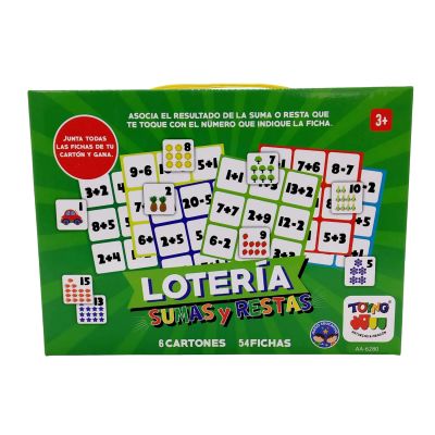 LOTERIA SUMAS Y RESTAS LOTERIA SUMAS Y RESTAS