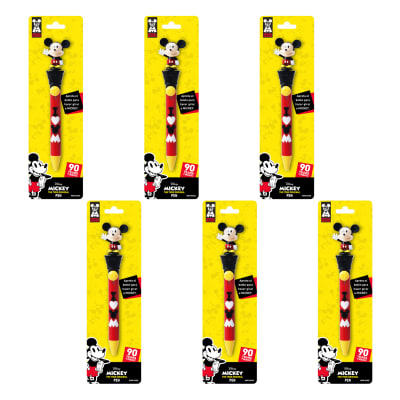 6 Lapiz Mickey 3D giratorio 6 Lapiz Mickey 3D giratorio