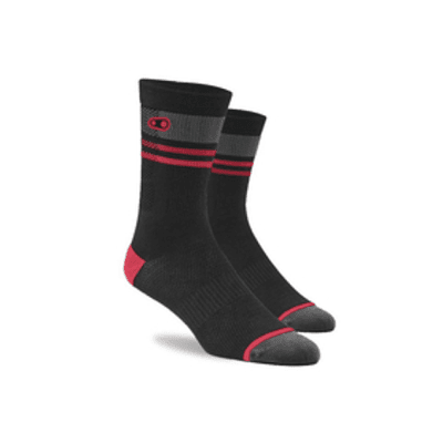Calcetín ICON MTB BLACK/RED/GREY Calcetín ICON MTB BLACK/RED/GREY