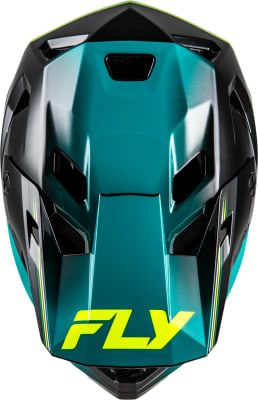 Casco Rayce Repeat 2026 BLACK/TEAL/HI-VIS