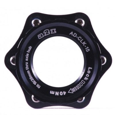 Adaptador Disco maza 6 pernos Eje pasante a Centerlock1 Adaptador Disco maza 6 pernos Eje pasante a Centerlock1