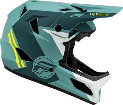 Casco Rayce 2025 BLUE STONE/HI-VIS