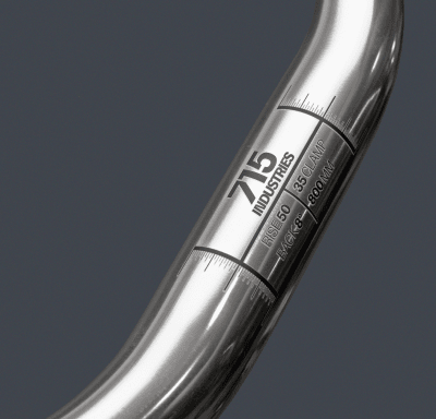 Manubrio 800x35mm Silver Black