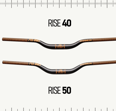 Manubrio 800x35mm Black Brown Rise 50