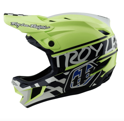 Casco D4 Polyacrylite Fifty-50 Navy/Glo Amarillo