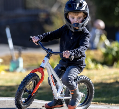 Bicicleta First Ride 12 - White/Orange