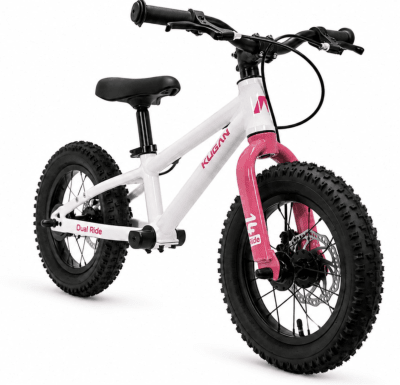 Bicicleta Niño 2 en 1 Dual Ride 14 - White/Pink8