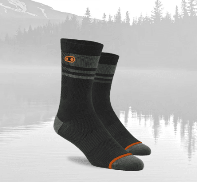 Calcetín Icon MTB Black/Orange/green Calcetín Icon MTB Black/Orange/green