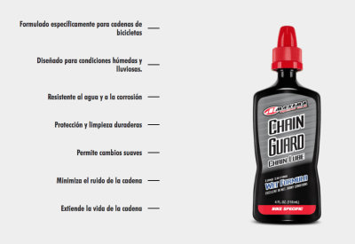 Lubricante Chain Guard Wet Formula