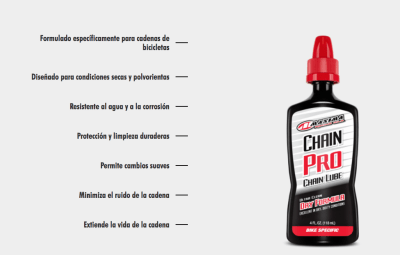Lubricante Chain Pro Dry Formula Lubricante Chain Pro Dry Formula
