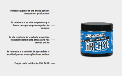 Grasa High Temp Waterproof 454g Grasa High Temp Waterproof 454g