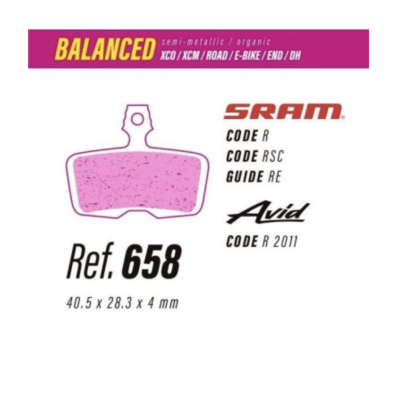 Pastillas 658 para Sram Code, Guide RE2 Pastillas 658 para Sram Code, Guide RE2