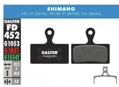 Pastillas Shimano M985, M785, M666