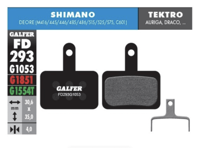 Pastillas Shimano Deore M395/4451