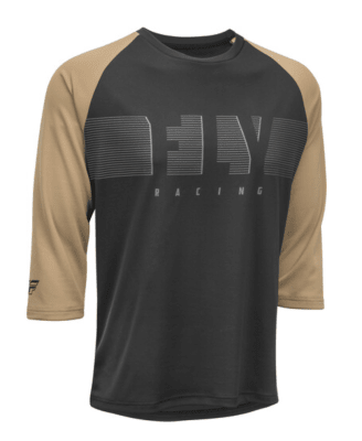 Ripa 3/4 Sleeve Jersey Black / Khaki Ripa 3/4 Sleeve Jersey Black / Khaki